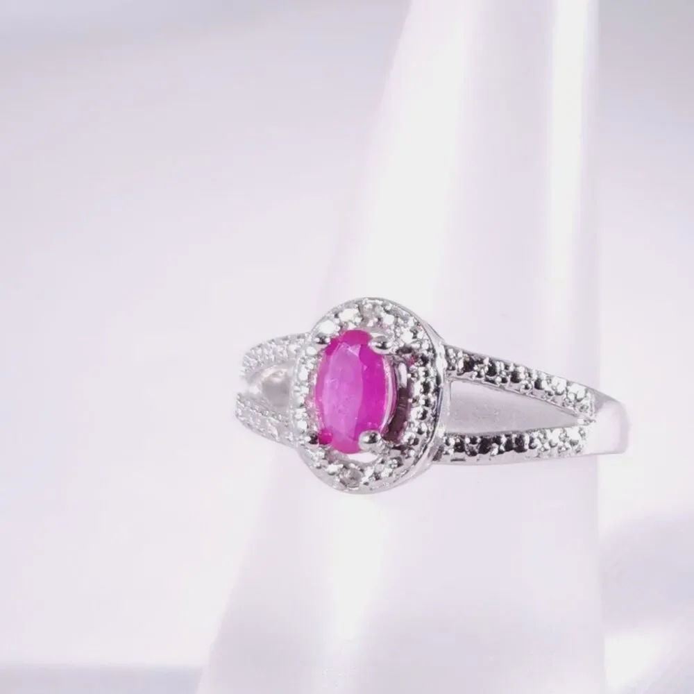 Natural Ruby 1/2 Carat Ring Size 6.75